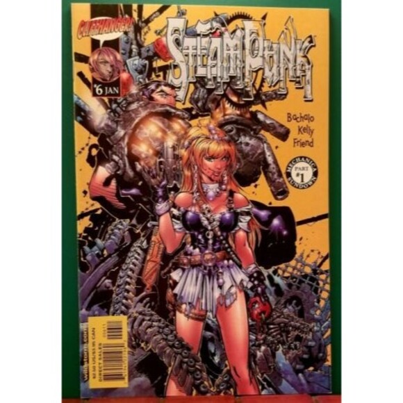 2000 Steampunk #4 6 8 9 10 Cliffhanger Productions High Grade Bagged & Boarded - Picture 3 of 6